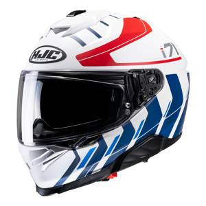 Kask motocyklowy integralny HJC I71 Simo biały/czerwony/niebieski