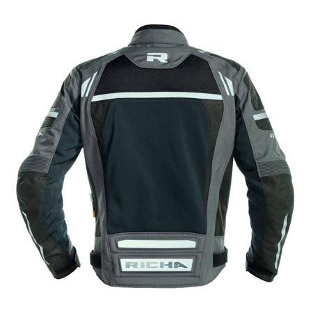 Kurtka motocyklowa RICHA AIRSTORM WP TITANIUM grafitowy szary czarny