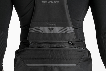 Spodnie motocyklowe tekstylne Shima RUSH 2.0 czarny