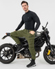 Jeansy motocyklowe Shima GIRO 3.0 khaki