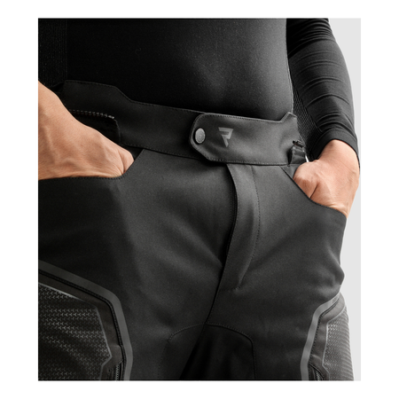 Spodnie motocyklowe REBELHORN BORG II LONG BLACK czarny