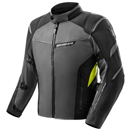 Kurtka motocyklowa tekstylna miejska/turystyczna Shima RUSH 2.0 VENT fluo