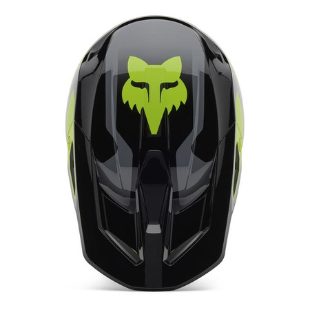 Kask motocyklowy dziecięcy FOX Junior V1 Lean Grey Yellow