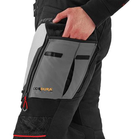 Spodnie motocyklowe SHIMA TRACKER LIGHT GREY szary