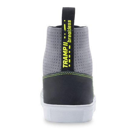 Buty motocyklowe miejskie/trampki Rebelhorn TRAMP II szary-czarny-żółty fluo