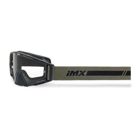 Gogle motocyklowe IMX Sand Black Matt/Bronze - Szyba Orange Iridium + Clear (2 Szyby W Zestawie)