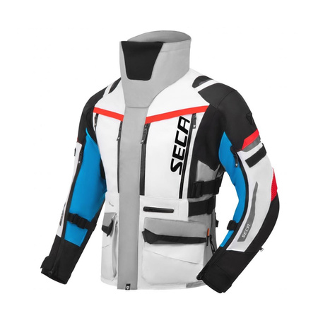 Kurtka motocyklowa SECA ARRAKIS III GREY/BLUE/RED szary niebieski czerwony