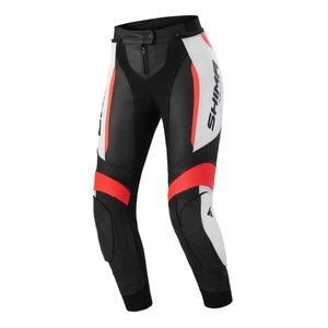 Damskie spodnie motocyklowe skórzane sportowe Shima MIURA 2.0 czerwony
