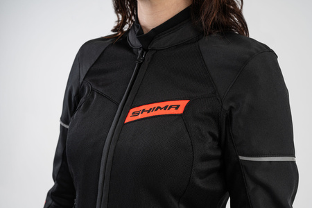 Damska kurtka motocyklowa tekstylna miejska Shima X-MESH 2.0 czerwony
