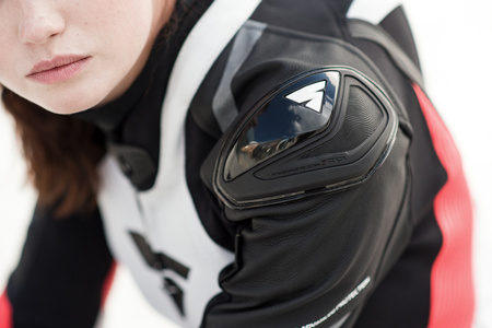 Kombinezon jednoczęściowy motocyklowy skórzany sportowy Shima MIURA RS biały/fluo
