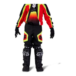 Dziecięca bluza koszulka motocyklowa rowerowa cross mtb FOX 180 Ballast czarny/czerwony Junior