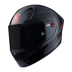 Kask motocyklowy MT KRE+ S SOLID GLOSS CARBON/BLACK czarny
