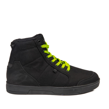 Buty motocyklowe miejskie OZONE TOWN czarne żółte fluo
