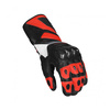 Rękawice motocyklowe SECA ATOM RED czarny czerwony biały