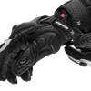 Rękawice motocyklowe damskie SHIMA RS-3 LADY WHITE czarny biały