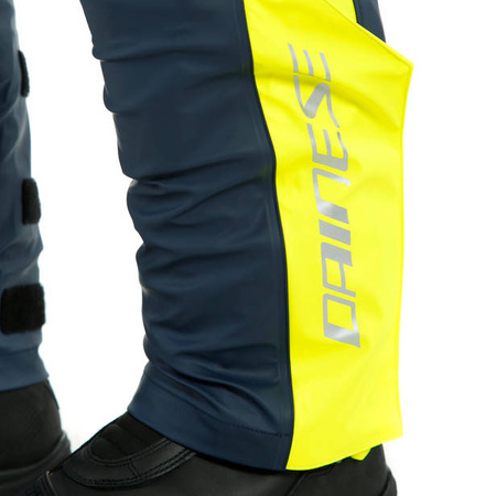 Spodnie przeciwdeszczowe motocyklowe DAINESE STORM 2 niebieski żółty fluo