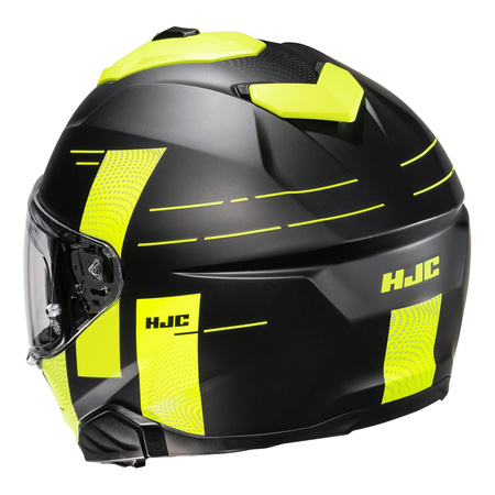 Kask motocyklowy integralny HJC I71 Peka czarny/żółty