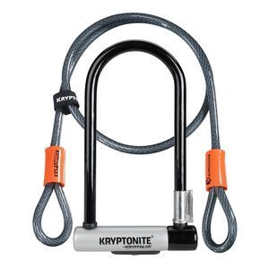 Zapięcie Motocyklowe KRYPTONITE Kryptolok Standard – U-Lock z Linką Stalową, 12,7/10 mm – Uniwersalny