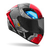 Kask motocyklowy AIROH CONNOR BOT GLOSS szary czerwony czarny niebieski