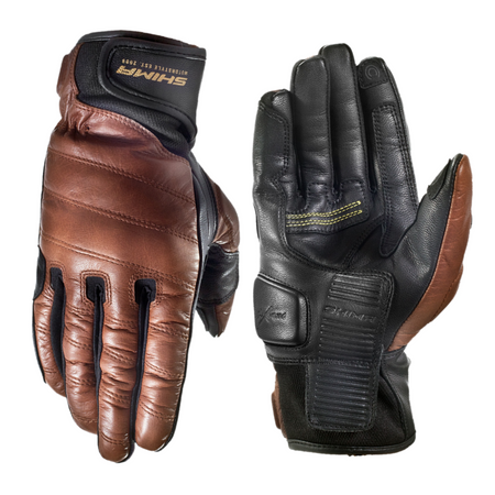 Rękawice motocyklowe turystyczne Shima REVOLVER brązowy