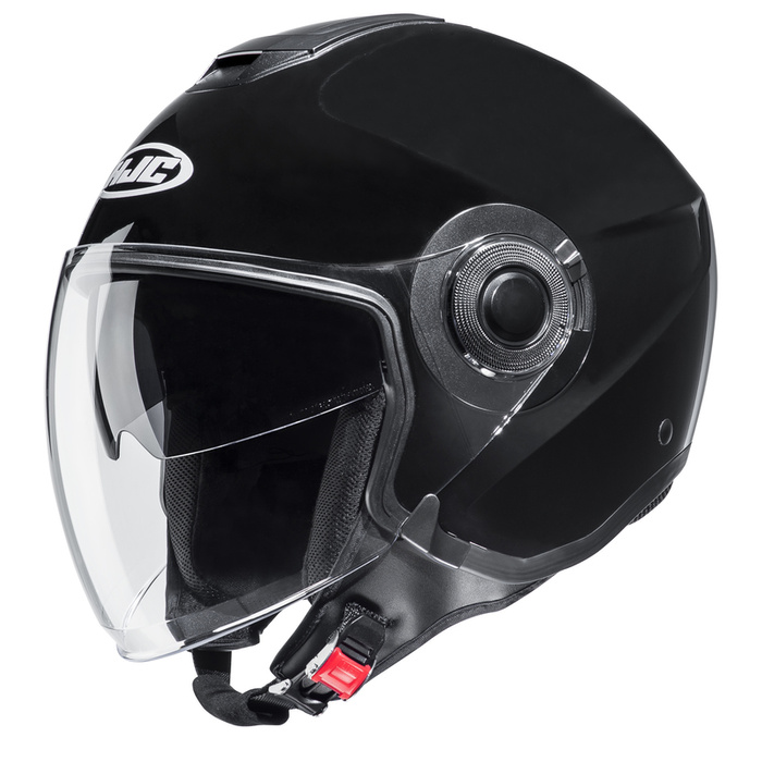 Kask motocyklowy otwarty HJC I40N metaliczny czarny