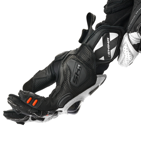 Rękawice motocyklowe Shima XRS-3 biały