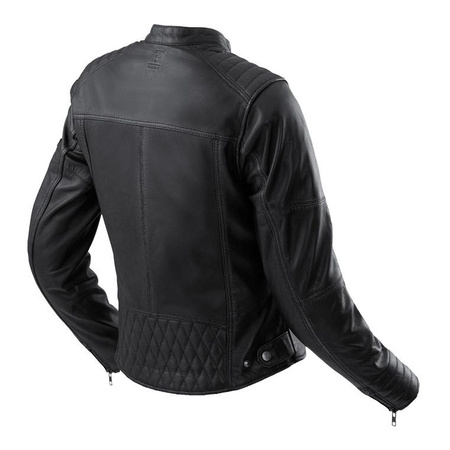 Damska kurtka motocyklowa skórzana miejska Rebelhorn HUNTER II czarny mat