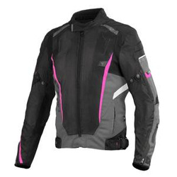 Kurtka motocyklowa damska SECA AIRFLOW II LADY FUCHSIA różowy czarny