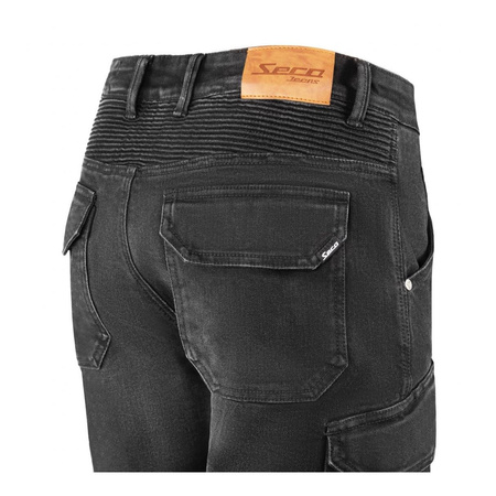 Spodnie jeans SECA SQUARE II BLACK czarny