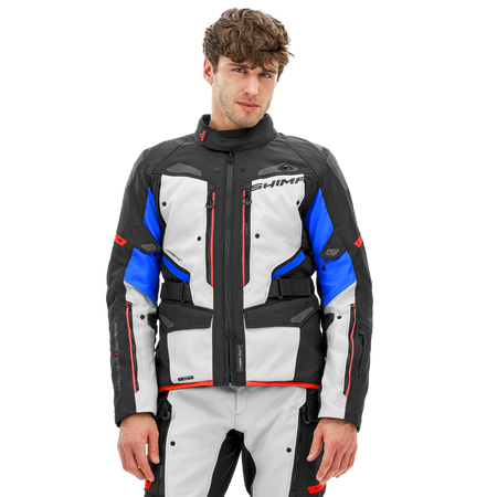 Kurtka motocyklowa SHIMA DUNE BLUE czarny szary niebieski