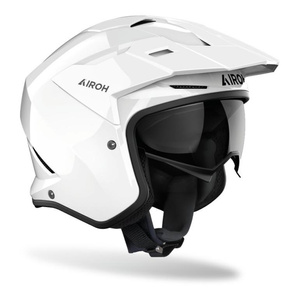 Kask motocyklowy AIROH KOMBAKT COLOR WHITE GLOSS biały