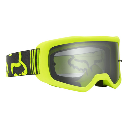 Gogle motocyklowe mx FOX MAIN II RACE FLO YELLOW żółty fluo czarny