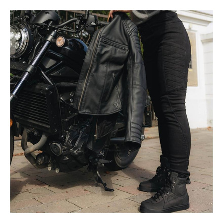 Jeansy motocyklowe damskie Rebelhorn ASH czarny