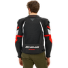 Kurtka motocyklowa tekstylna miejska Shima MESH PRO 2.0 czerwony