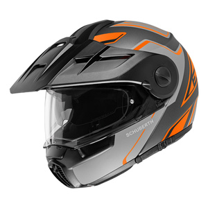 Kask motocyklowy SCHUBERTH E1 ECE ENDURANCE ORANGE pomarańczowy szary czarny
