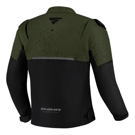 Kurtka motocyklowa tekstylna miejska Shima DRIFT khaki