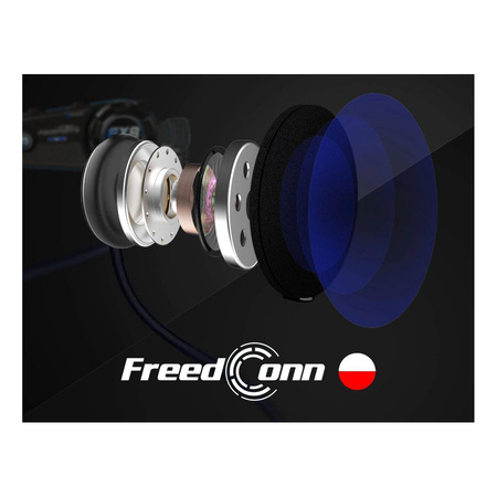 Interkom Bluetooth FreedConn T-MAX S V4 PRO Pojedynczy