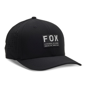 Czapka z daszkiem codzienna FOX NON STOP TECH FLEXFIT BLACK czarny