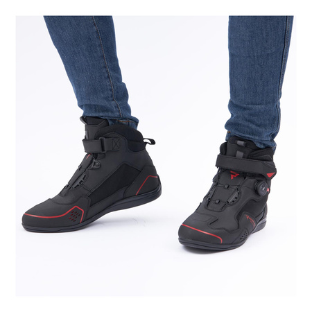 Buty krótkie motocyklowe krótkie Rebelhorn SPARK II czarny-czerwony