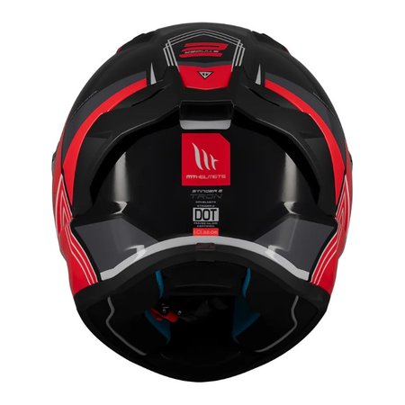 Kask motocyklowy MT STINGER 2 TRON BLACK/GREY/RED