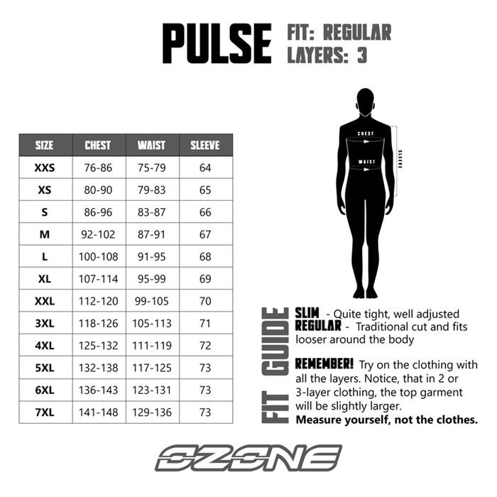 Kurtka motocyklowa tekstylna miejska OZONE PULSE czarna