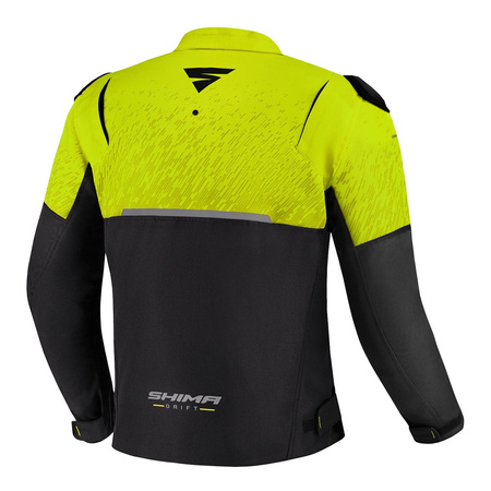 Kurtka motocyklowa tekstylna miejska Shima DRIFT fluo