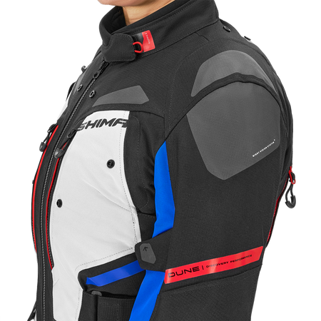 Kurtka motocyklowa damska SHIMA DUNE LADY BLUE czarny szary niebieski