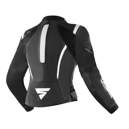Damska kurtka motocyklowa skórzana Shima MIURA 2.0 czarny/biały