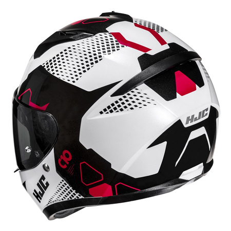 Kask motocyklowy integralny HJC C10 Aspa biały/czarny