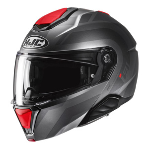 Kask motocyklowy HJC I71N Arven szary/czerwony