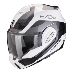 Kask motocyklowy SCORPION EXO-TECH EVO PRO COMMUTA WHITE/SILVER biały srebrny