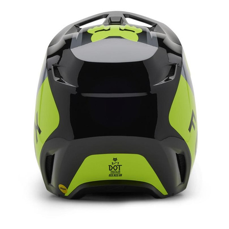 Kask motocyklowy dziecięcy FOX Junior V1 Lean Grey Yellow