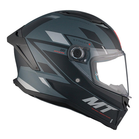Kask motocyklowy MT STINGER 2 ZIVZE MATT BLACK/GREY czarny szary