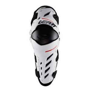 Ochraniacze motocyklowe kolan LEATT DUAL AXIS WHITE białe czarne